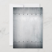 建築誕生日パーティーサンキューノートカード サンキューカード (裏面)