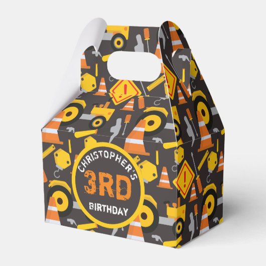 建築誕生日パーティー年齢 フェイバーボックス (正面サイド)