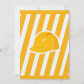 建築誕生日パーティー編集可能招待状 招待状 (裏面)