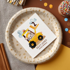 建築誕生日パーティー スタンダードカクテルナプキン