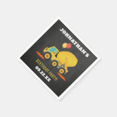 建築誕生日パーティー スタンダードカクテルナプキン (角)