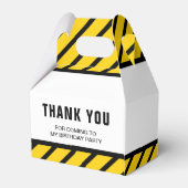 建築誕生日パーティー フェイバーボックス (裏面サイド)