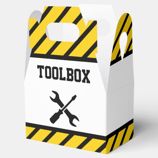 建築誕生日パーティー フェイバーボックス (オープン)