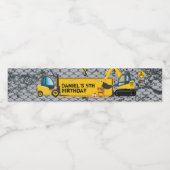 建築誕生日パーティー ペットボトルラベル (シングルラベル)