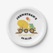 建築誕生日パーティー ペーパープレート (正面)