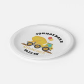 建築誕生日パーティー ペーパープレート (アングル)