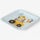 建築誕生日パーティー ペーパープレート (傾斜あり)