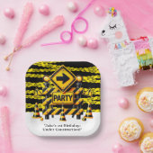 建築誕生日パーティー ペーパープレート (パーティー)