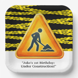 建築誕生日パーティー ペーパープレート