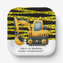 建築誕生日パーティー ペーパープレート