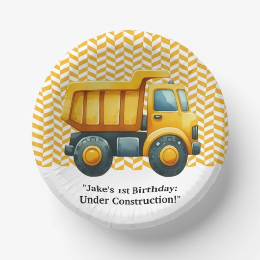 建築誕生日パーティー ペーパーボウル (正面)