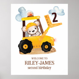 建築誕生日パーティー ポスター