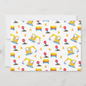 建築誕生日パーティー 招待状 (裏面)