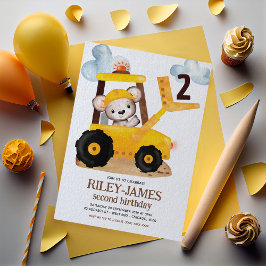 建築誕生日パーティー 招待状