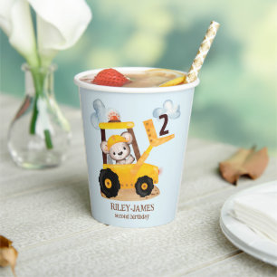 建築誕生日パーティー 紙コップ