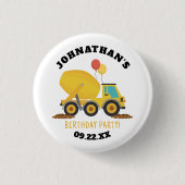 建築誕生日パーティー 缶バッジ (正面)