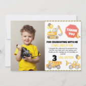 建築誕生日フォトサンキューカード サンキューカード (正面)