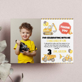 建築誕生日フォトサンキューカード サンキューカード