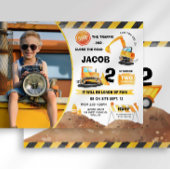 建築誕生日フォト招待状任意の年齢 招待状