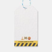 建築誕生日メッセージカード ギフトタグ (裏面)