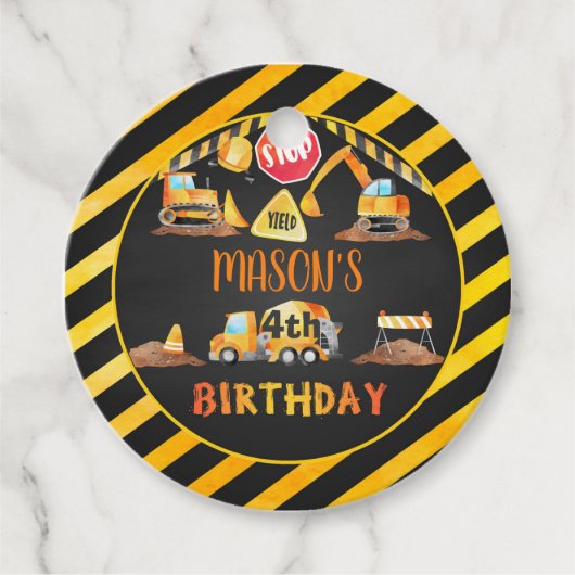 建築誕生日メッセージカード フェイバータグ (正面)