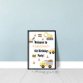 建築誕生日会ウェルカムサイン ポスター