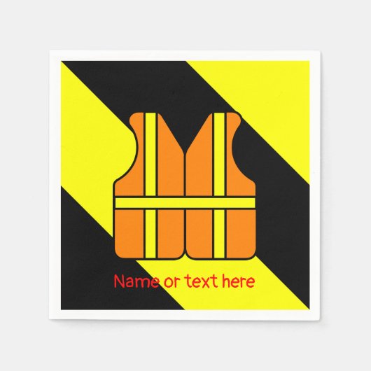 建築誕生日会 スタンダードカクテルナプキン (正面)