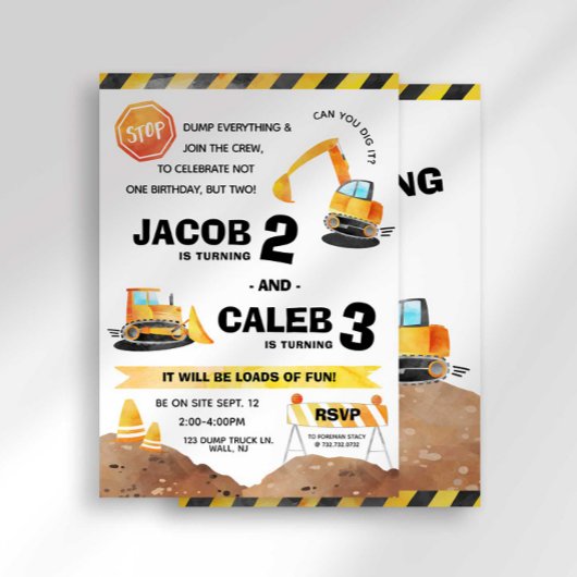 建築誕生日兄弟姉妹招待状任意の年齢 招待状