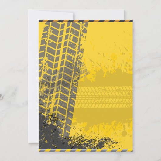 建築誕生日団子 招待状 (裏面)