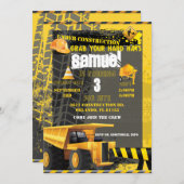 建築誕生日団子 招待状 (正面/裏面)