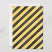 建築誕生日招待状ダンプトラックパーティー 招待状 (裏面)