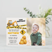 建築誕生日招待状テンプレート 招待状 (スタンド正面)