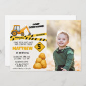 建築誕生日招待状テンプレート 招待状 (正面/裏面)