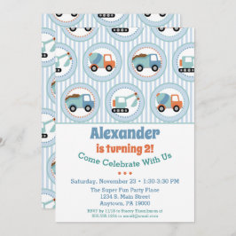 建築誕生日招待状トドラー第1第2位 招待状