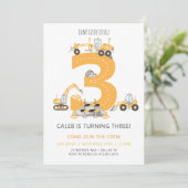 建築誕生日招待状3rd誕生日 招待状 (スタンド正面)