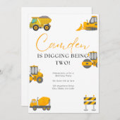 建築誕生日招待状 招待状 (正面/裏面)