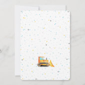 建築誕生日招待状 招待状 (裏面)