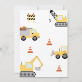 建築誕生日招待状 招待状 (裏面)