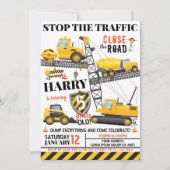 建築誕生日招待状 招待状 (正面)