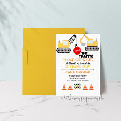 建築誕生日招待状 招待状