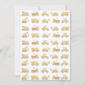 建築誕生日招待状 招待状 (裏面)