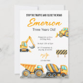 建築誕生日招待状 招待状 (正面)