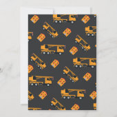 建築誕生日招待状 招待状 (裏面)