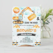 建築誕生日招待状 招待状 (スタンド正面)