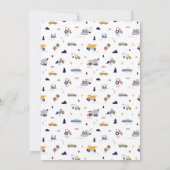 建築誕生日招待状 招待状 (裏面)