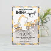 建築誕生日招待状、第3回掘削 招待状 (スタンド正面)