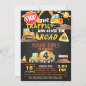 建築誕生日招待状- Blk 招待状 (正面)