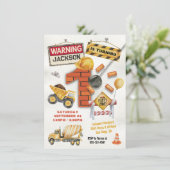 建築誕生日旋回一難打球 招待状 (スタンド正面)