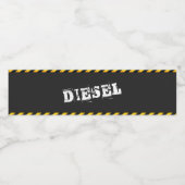 建築誕生日燃料ディーゼル ペットボトルラベル (シングルラベル)