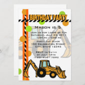 建築誕生日 招待状 (正面/裏面)